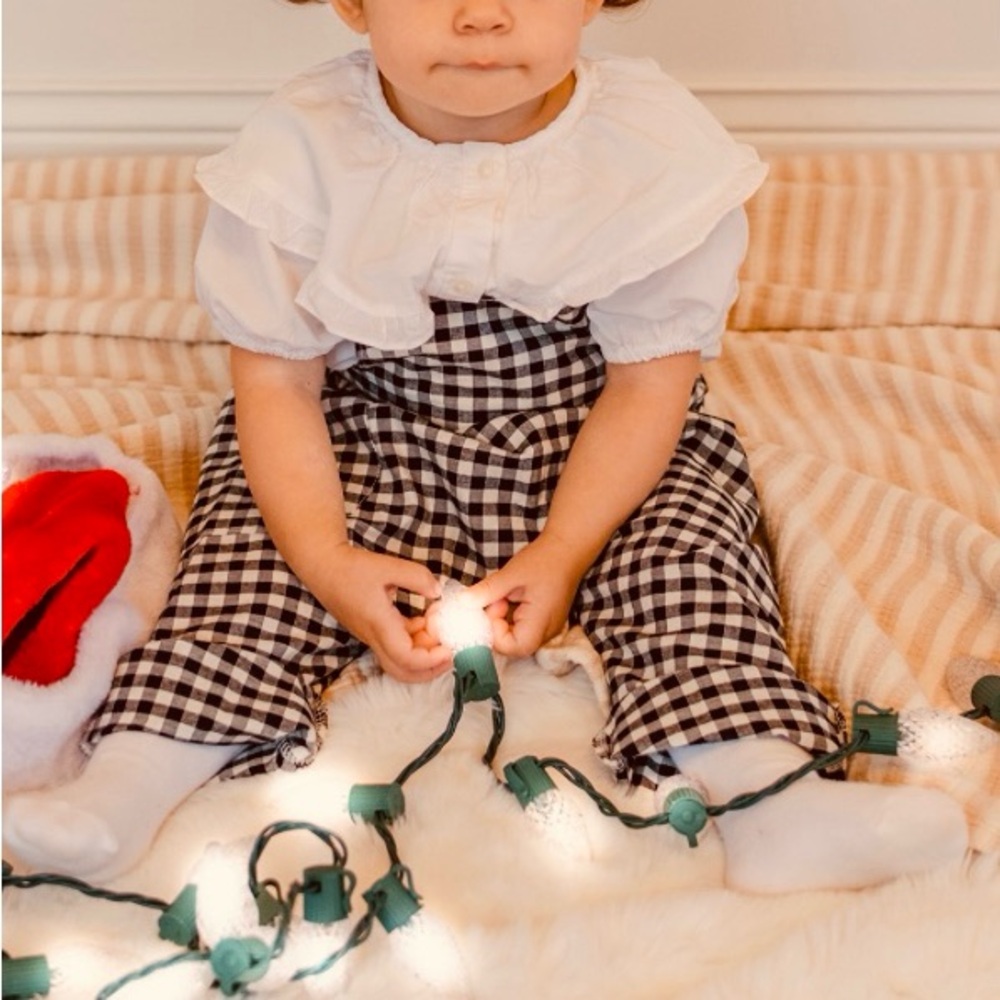 Figge kid gingham jumper